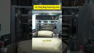 Lini Produksi Palletisasi Kemasan Tas 10-25kg Sepenuhnya Otomatis | Peralihan Parameter Sekali Klik