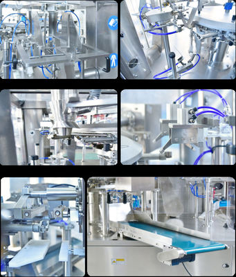 Enam Posisi Rotary Premade Bag Packing Machine Pouch Packaging Line 10-15 Paket sub