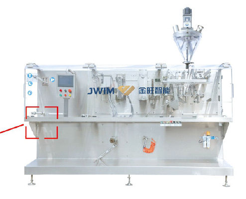 Mesin Pengemasan Kantong Horisontal 6kw 100ml Mesin Pengemasan Dan Penyegelan Sepenuhnya Otomatis