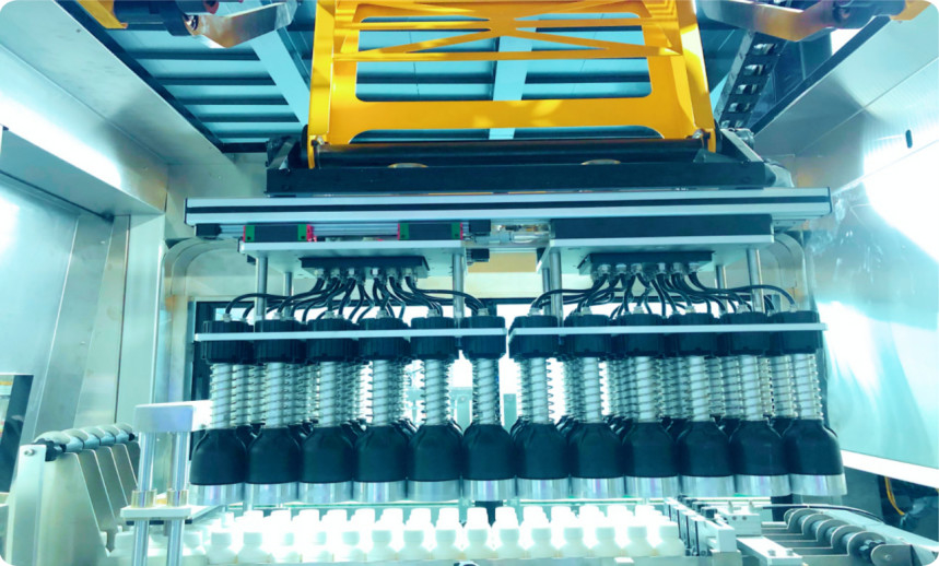 6-12 Karton/Min KZJ-2AH Mesin Pengemasan Karton Manipulator Otomatis Penuh 380V 5.5KW