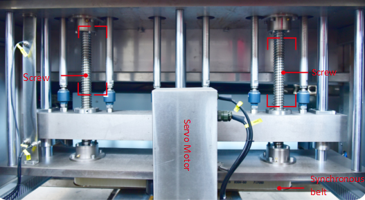Mesin pengisian cairan piston dengan sistem pengisian servo motor dan kontrol PLC untuk output kemasan yang konsisten