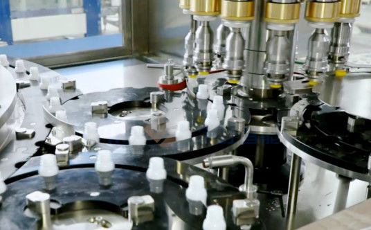 Mekanisme Pengisian Pestisida Kapasitas Tinggi Dengan Komponen Baja Rinsing Yang Dirancang Untuk Pengisian Kimia yang Tepat