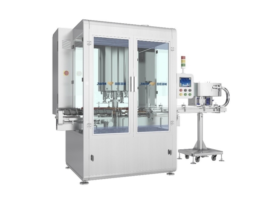 Mesin Capping Sekrup Otomatis PLC Rotary 6 Kepala 50ML-1000ML 6500 BPH Otomatis