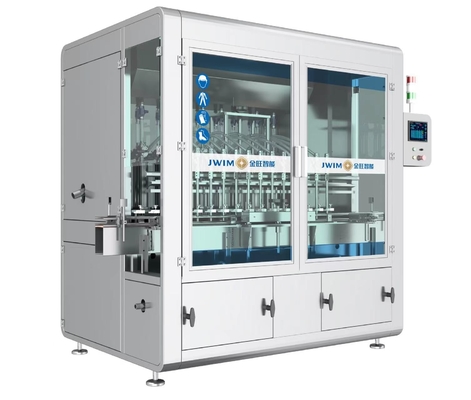 50-1000ml In Line Structure Arc Frame Pesticide 20 Nozzles Mesin Pengisian Piston Otomatis