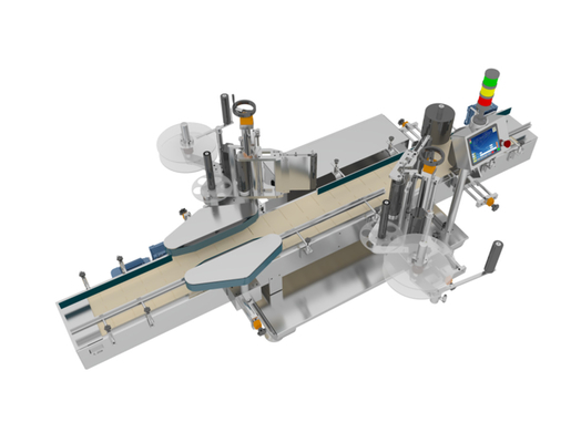 Botol persegi datar TN-200LDS Single Side Self Adhesive Label Mesin