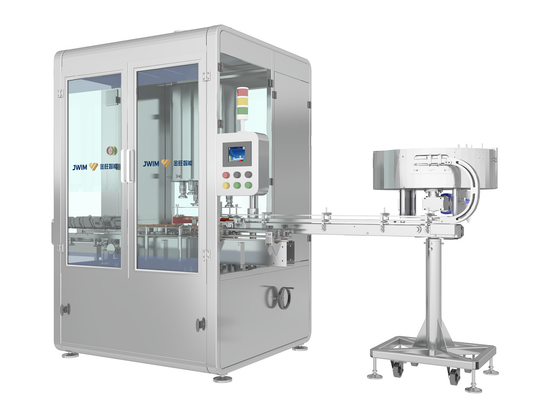 80ml-1000ml Range 6 Capping Heads Rotary Automatic Capping Machine Kecepatan 6500 Botol Per Jam Untuk Botol 100ml